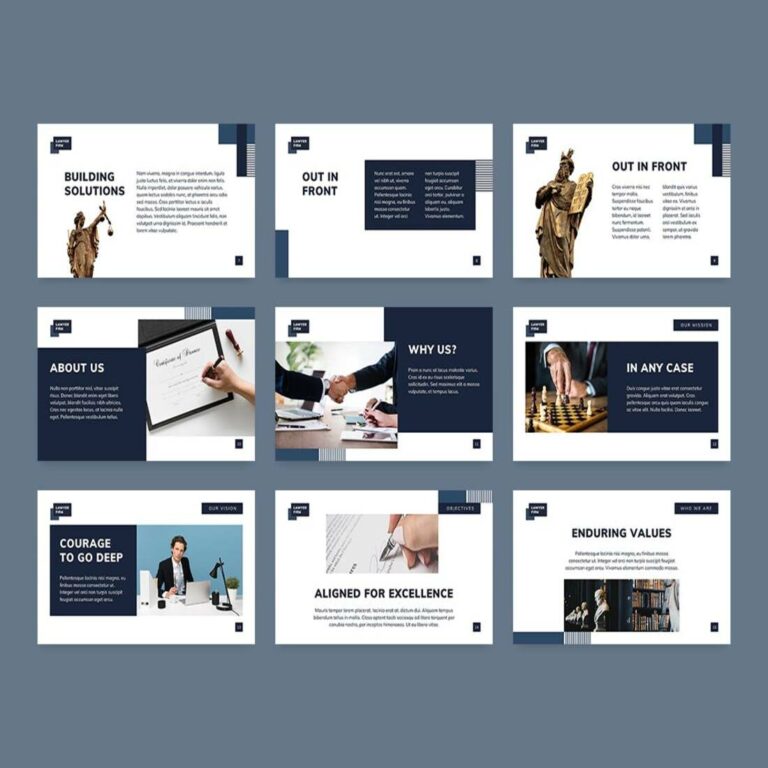 Law Firm PowerPoint Presentation Template – MasterBundles