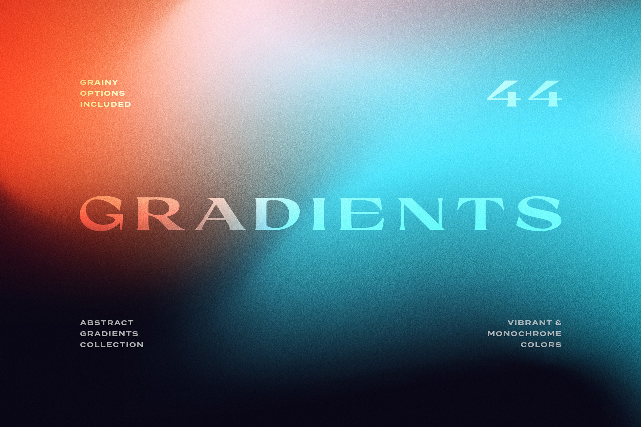 Green and red gradient illustration.