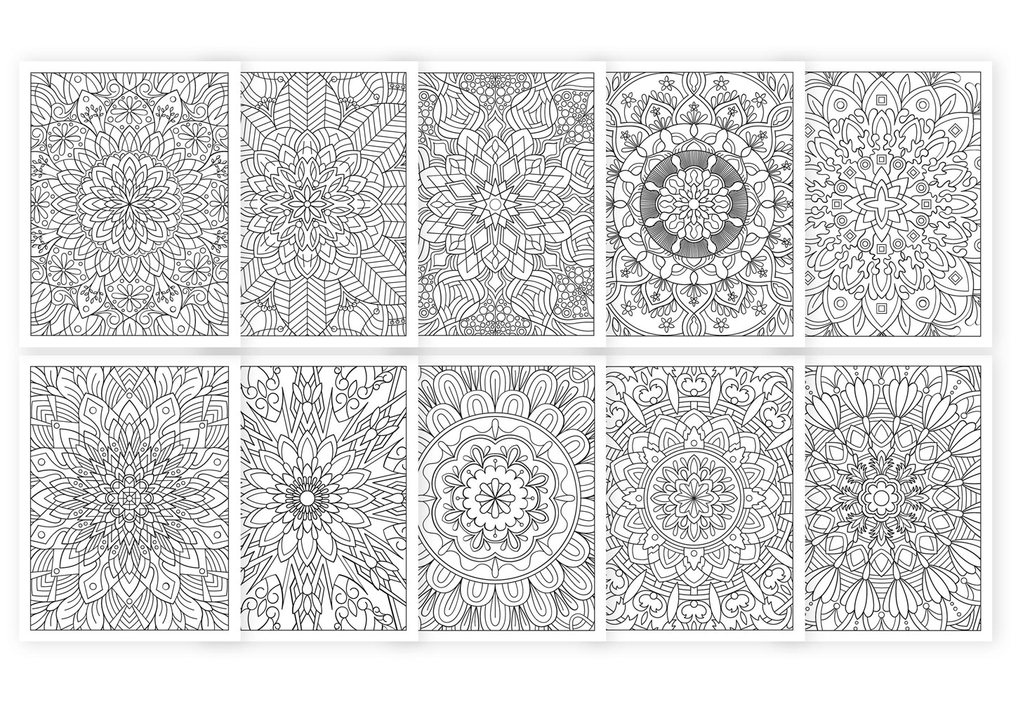 mandala coloring page for adult 06