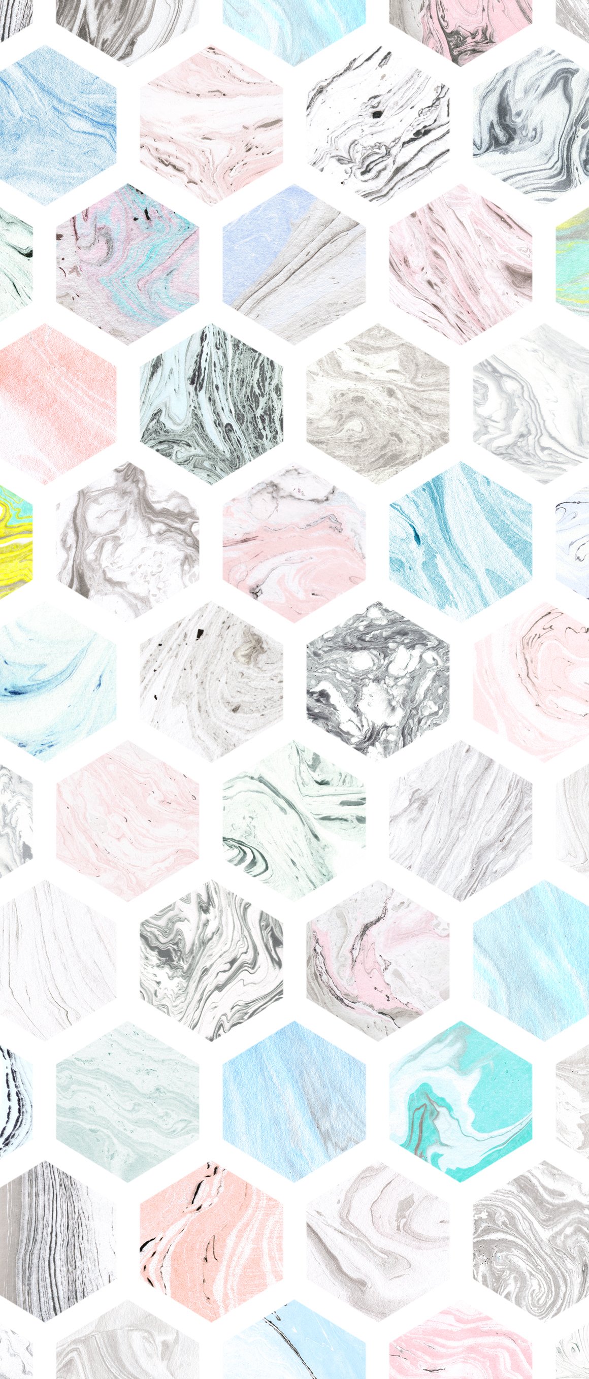 All variations of marble color textures.