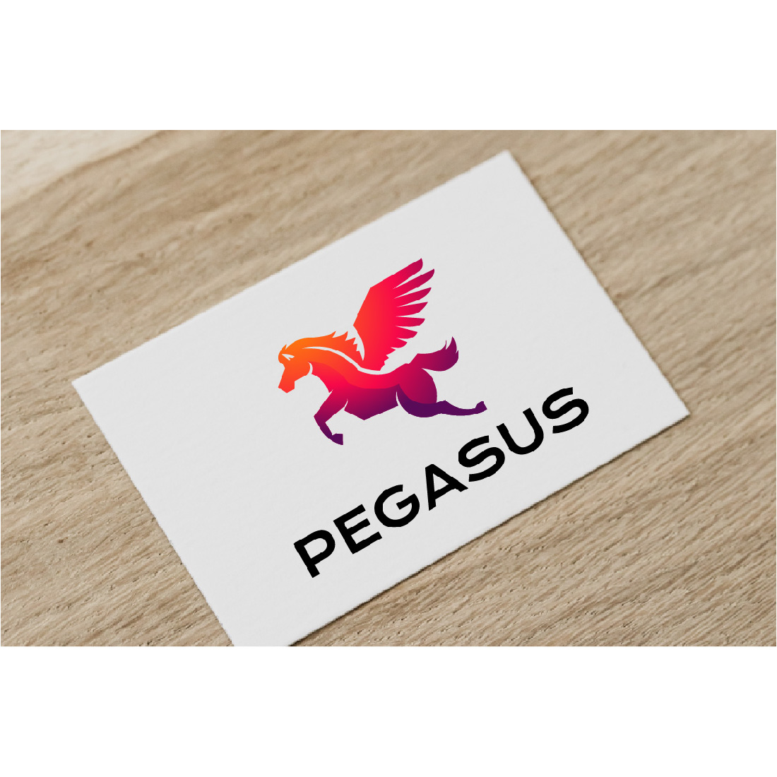 Great Pegasus Flying Jumping Winged Horse Logo cover image.