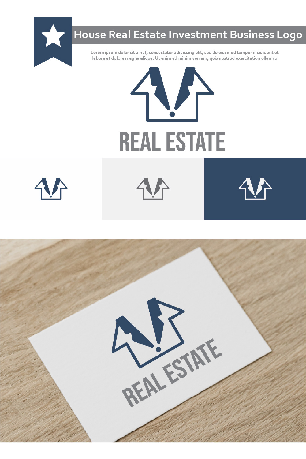 House Real Estate Realty Investment Business Office Logo pinterest.