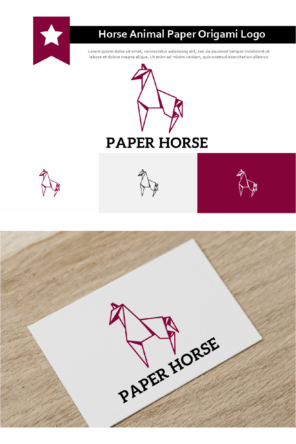 Red horse for your logo.