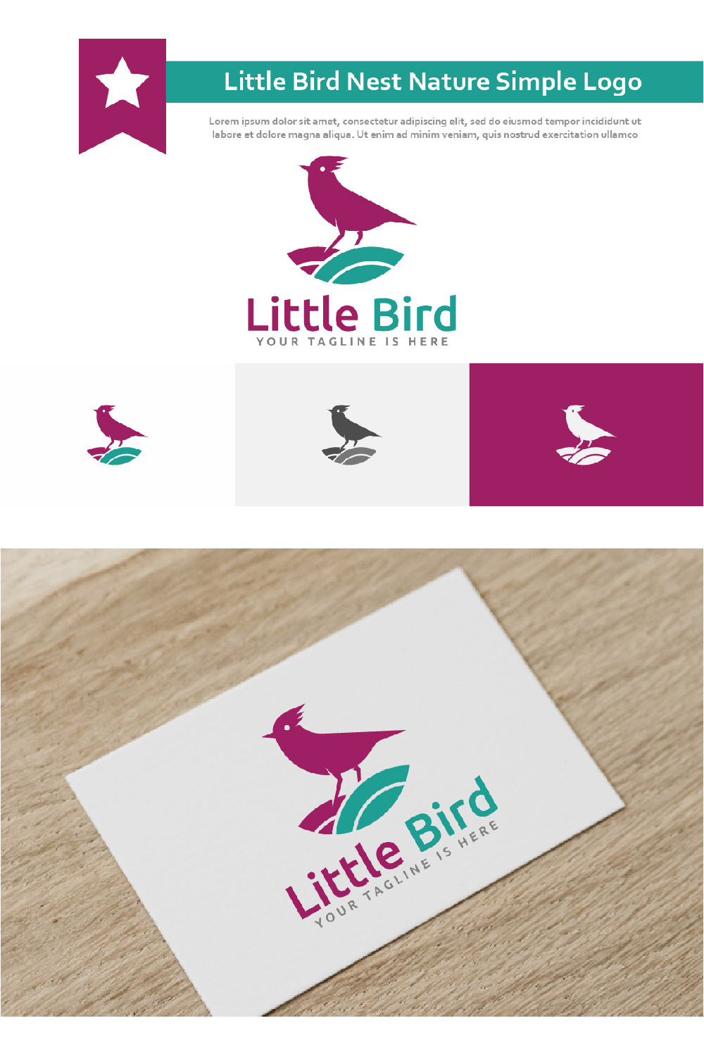 Nice bird for your logo.