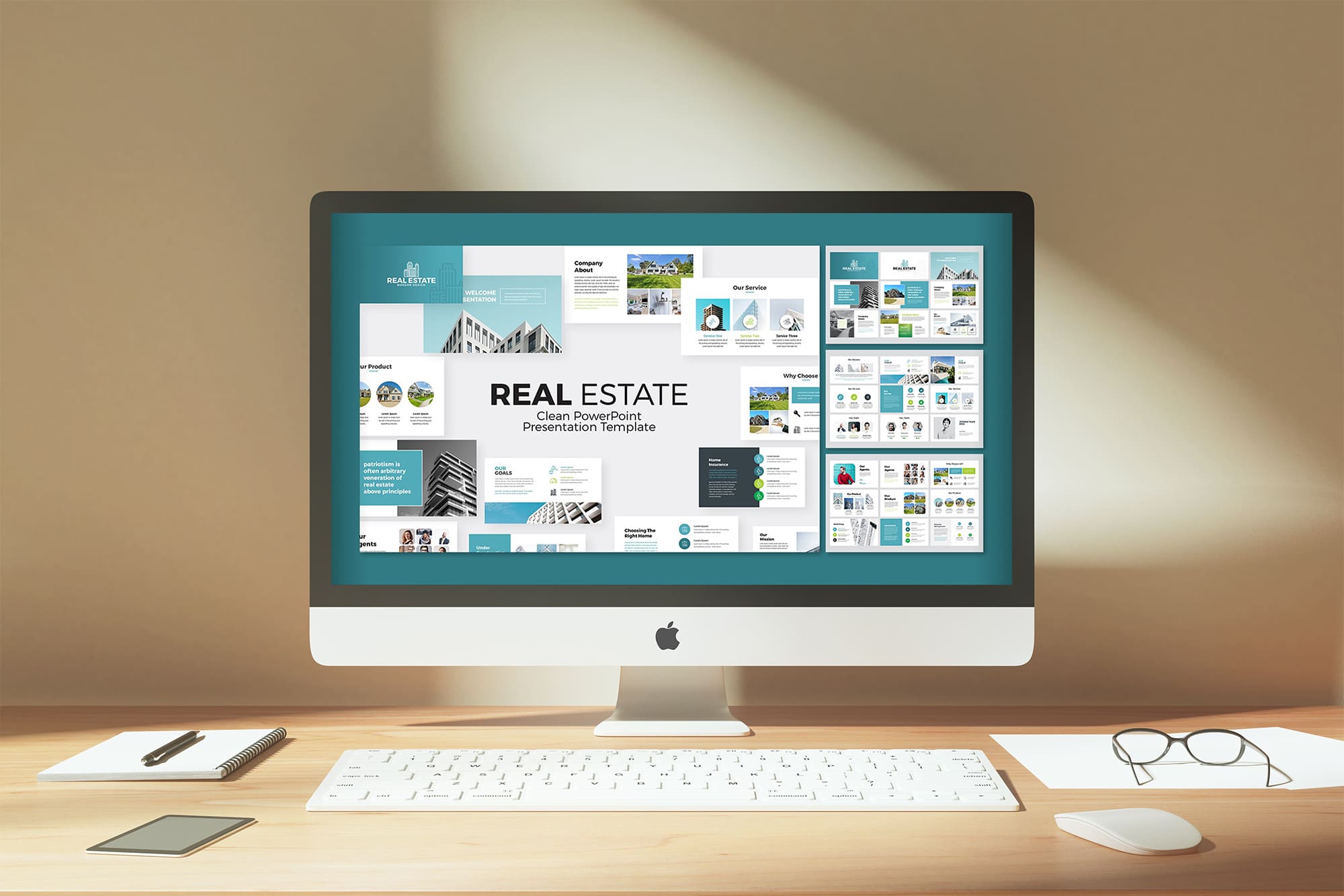 Real Estate PowerPoint Presentation - desktop.