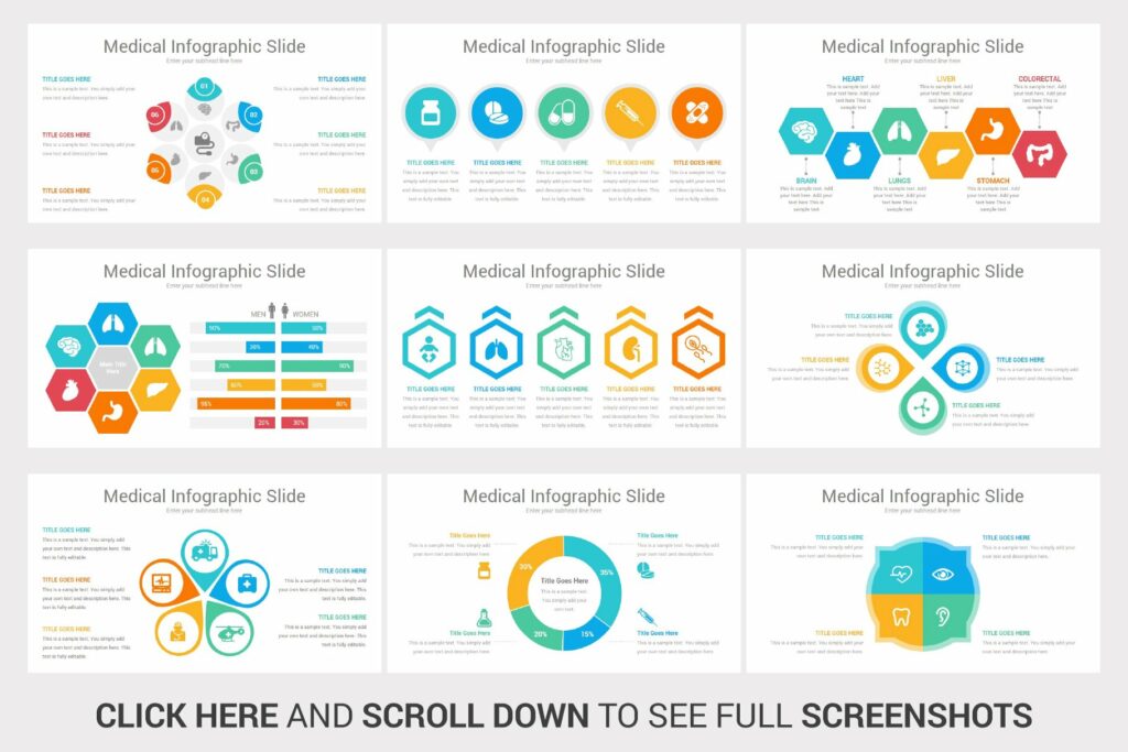 Medical Infographics PowerPoint – MasterBundles