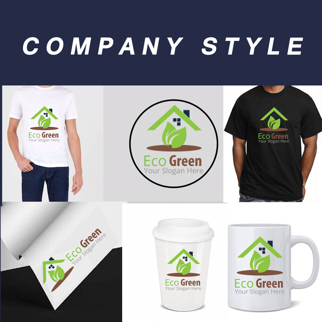 Eco Green Logos.