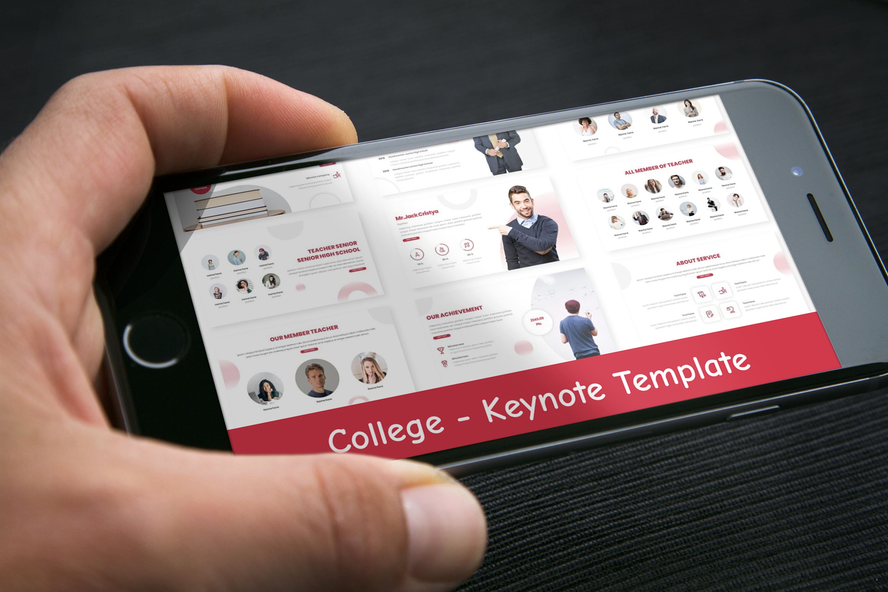 College - Keynote Template - mobile.