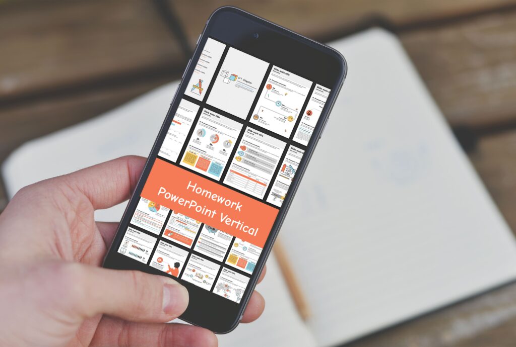 Homework Powerpoint Design Homework PowerPoint Vertical – MasterBundles
