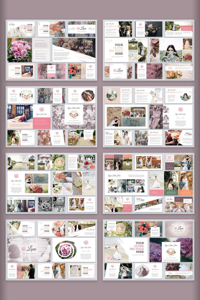 Love - Wedding Powerpoint Template – MasterBundles