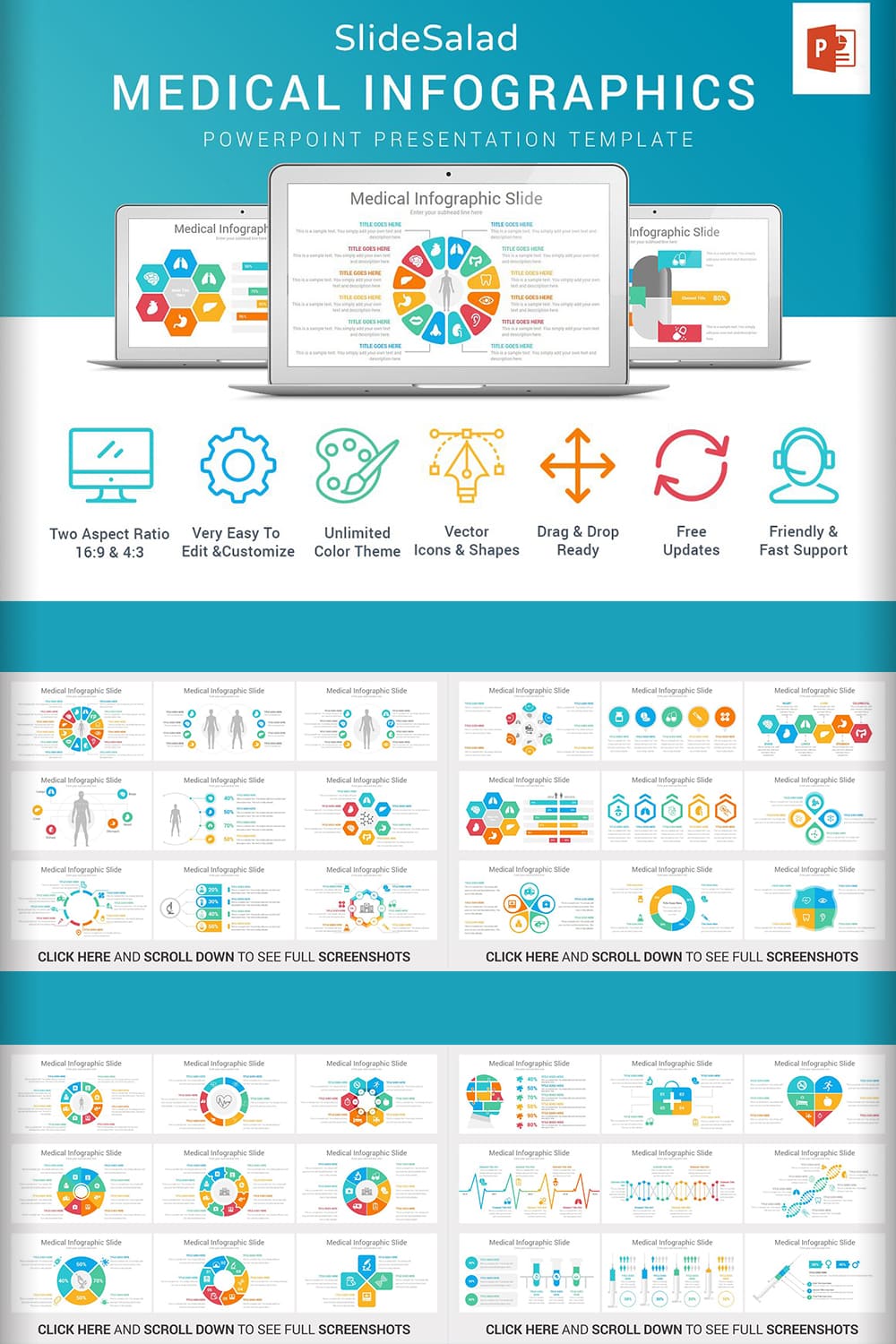 Beautiful presentation template for your data.