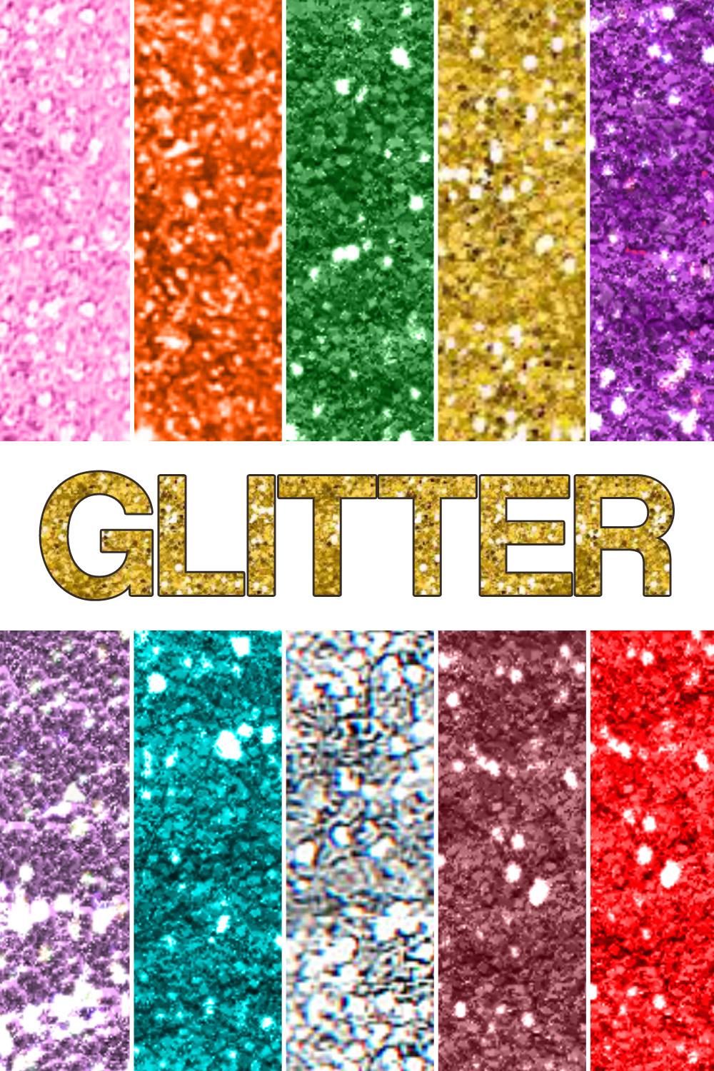 10 Photoshop Glitter Textures.