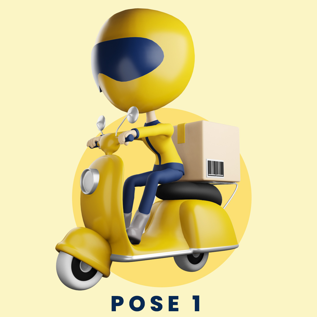 10 Poses 3D Character Delivery Service