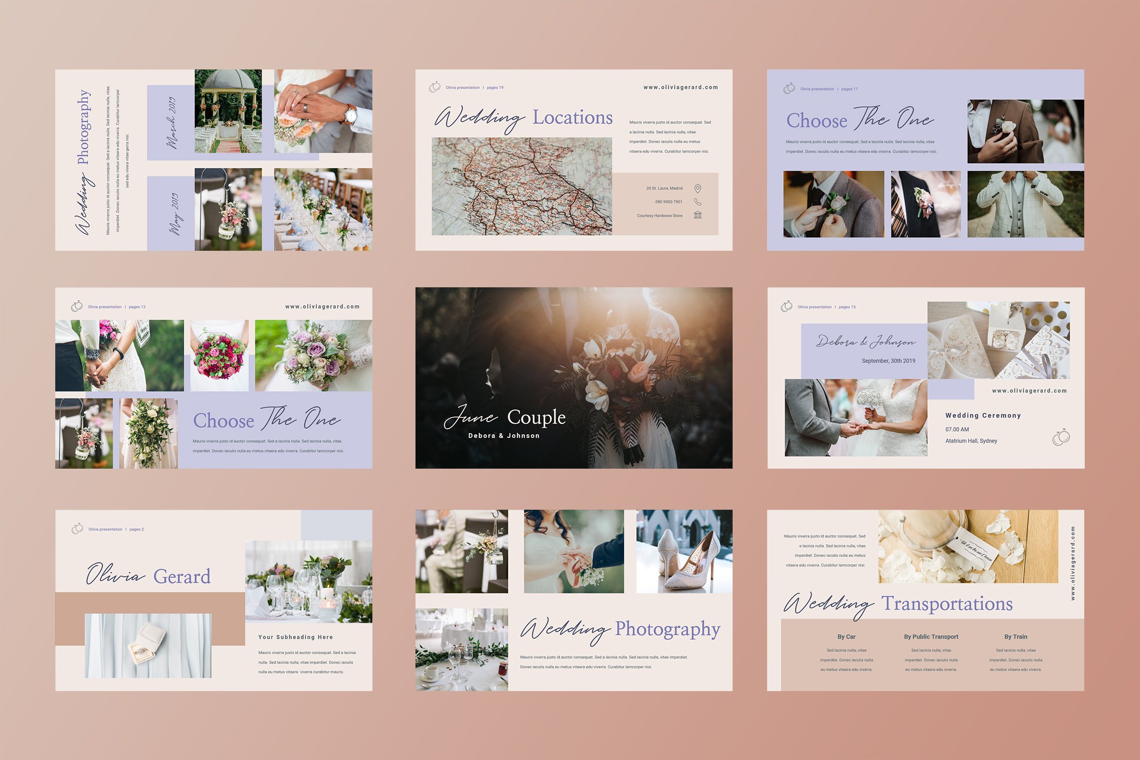 Cool design template with cute accents.