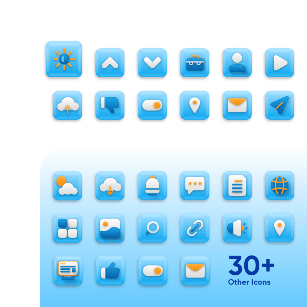 Object Icon Ui 3D Essential UI Icons - MasterBundles