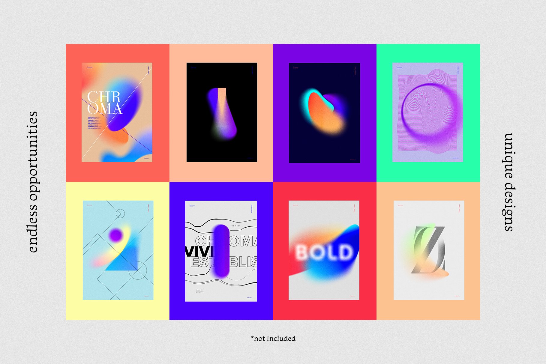Use this gradient collection for different opportunities.