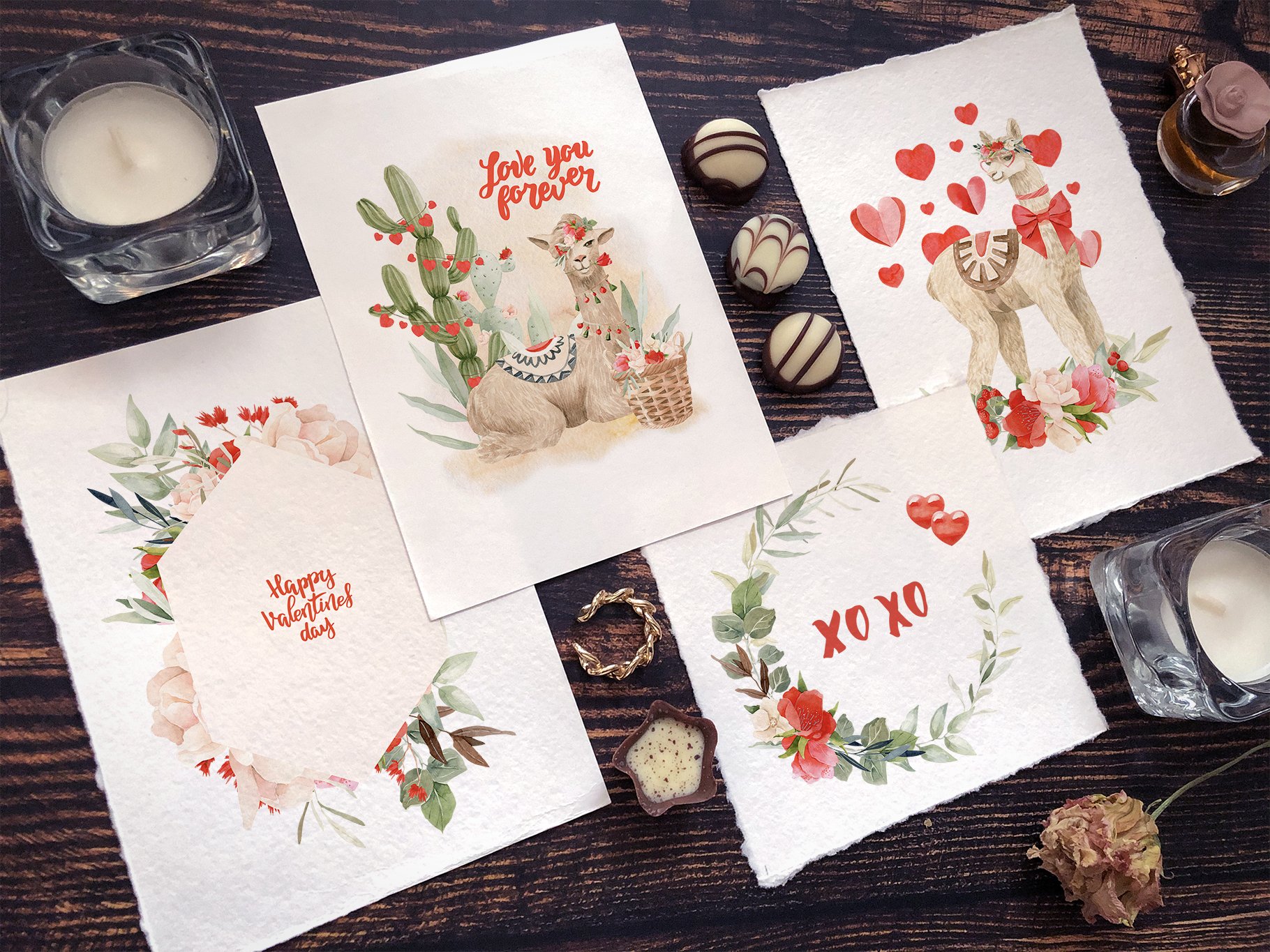 This collection is a nice solution for greeting cards.
