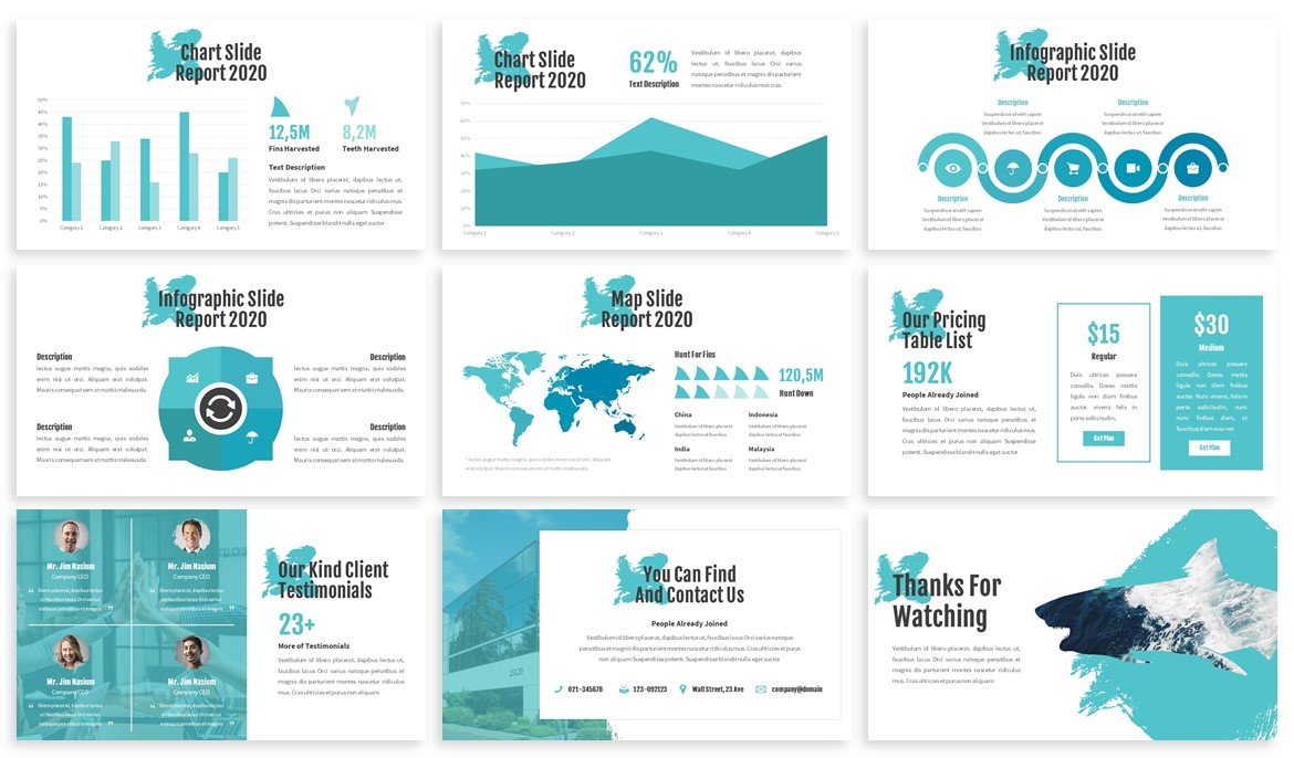 Aequor Sealife includes the thematic infographics.