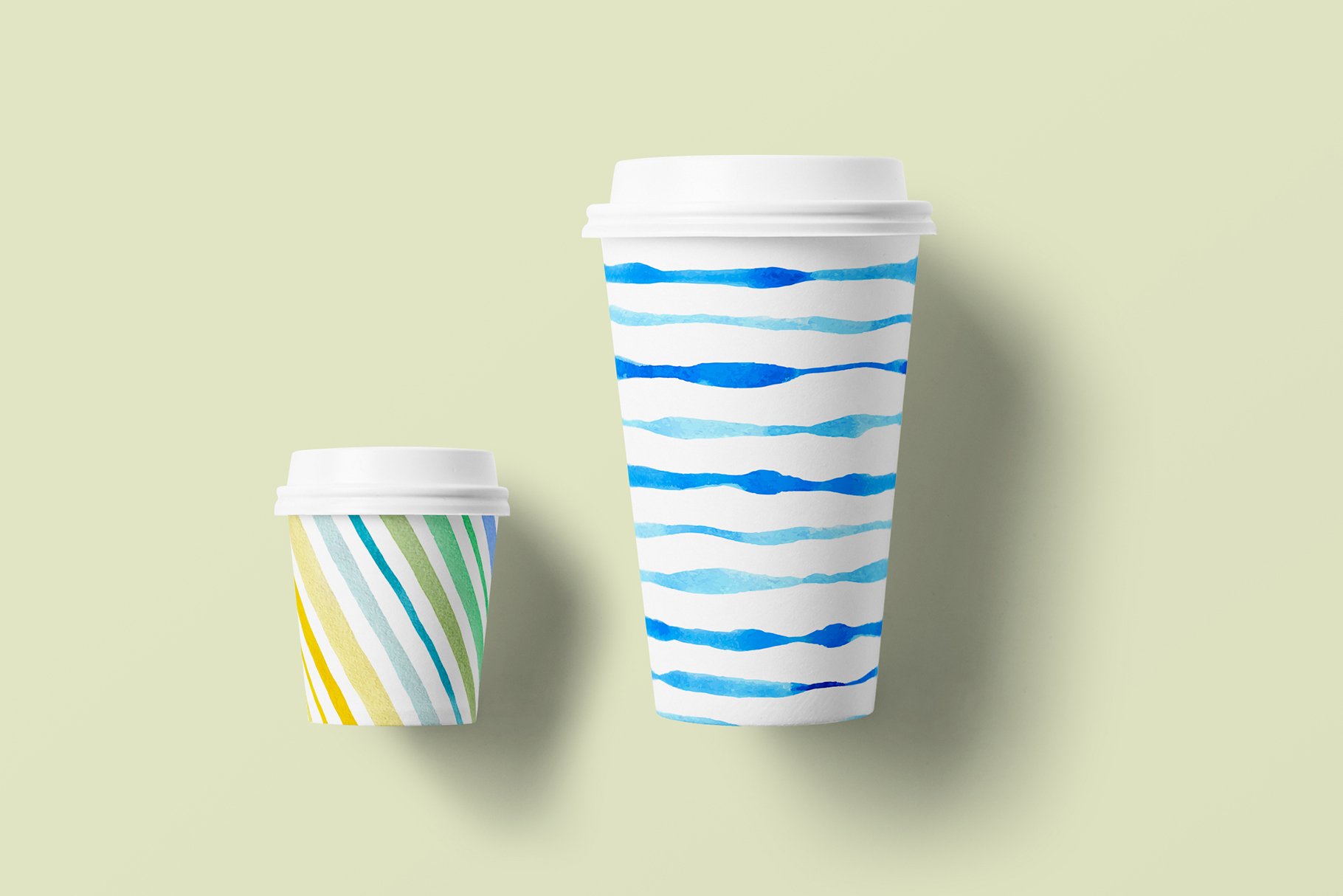 Decor for paper cups.