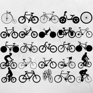 Bicycle SVG facebook image.