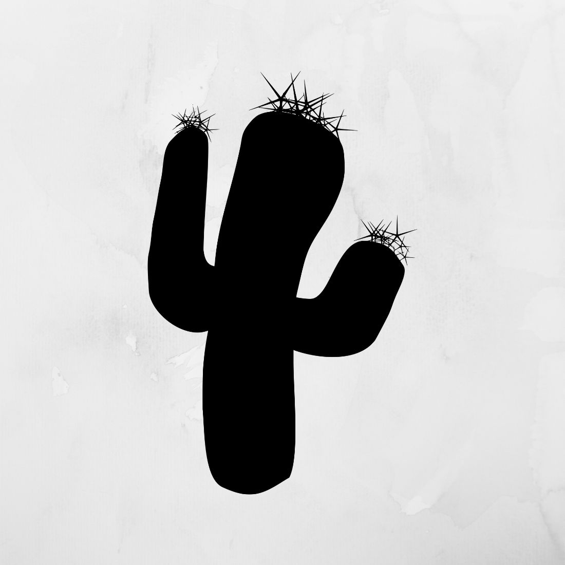 Cactus SVG preview image.