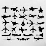 Airplane SVG - Airplane Silhouette facebook image.