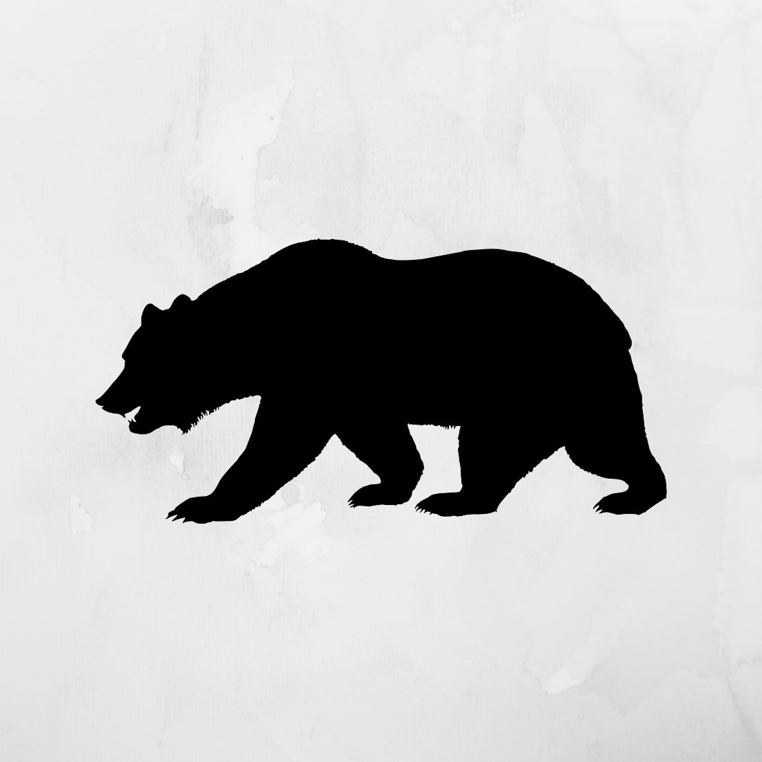 Bear Silhouette preview.