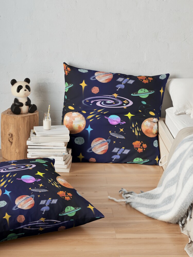 Seamless colorful patterns on the theme "Space" pinterest.