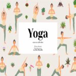 yoga poses illustrations with names main cover.