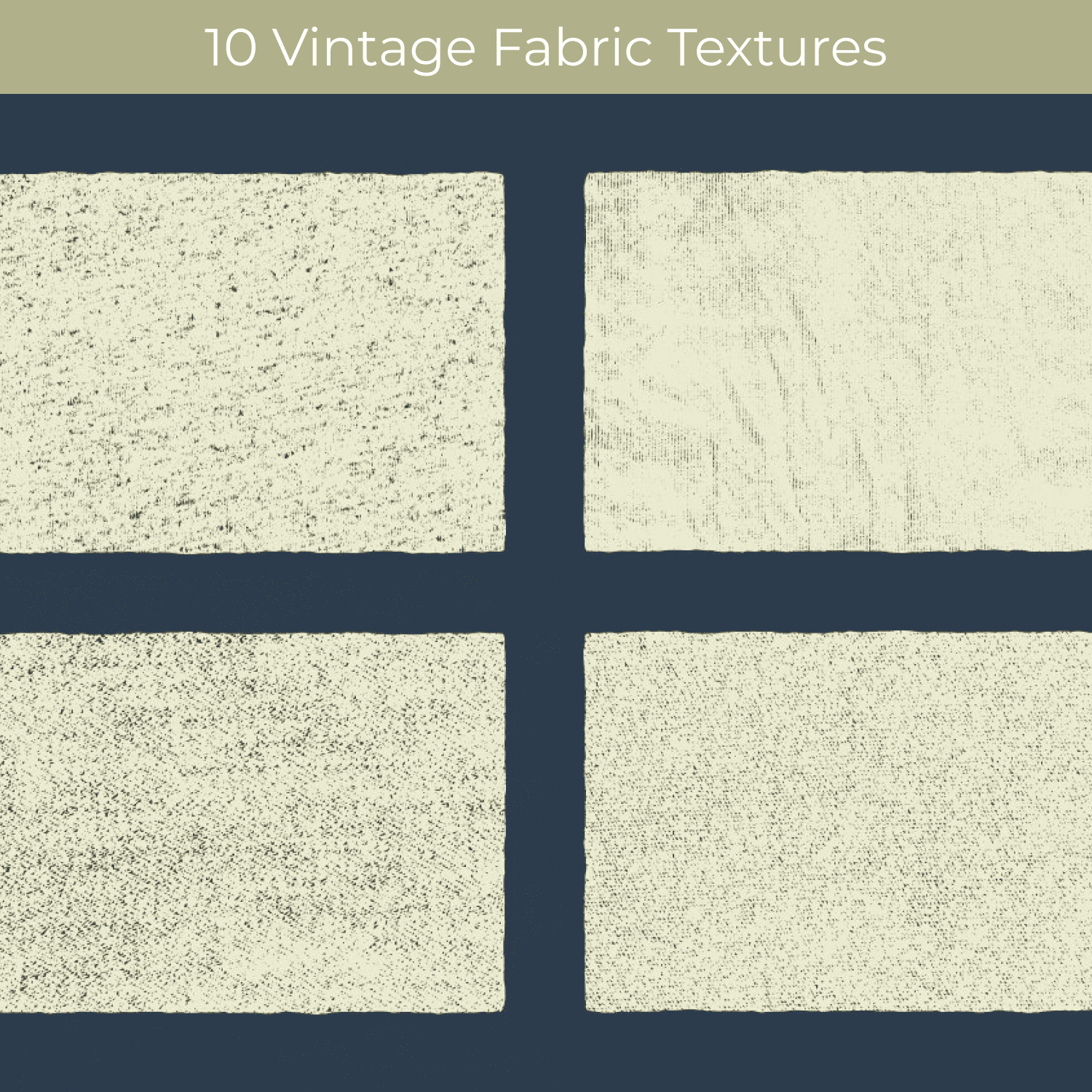 10 Vintage Fabric Textures.