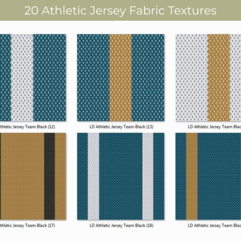 20 athletic jersey fabric textures.