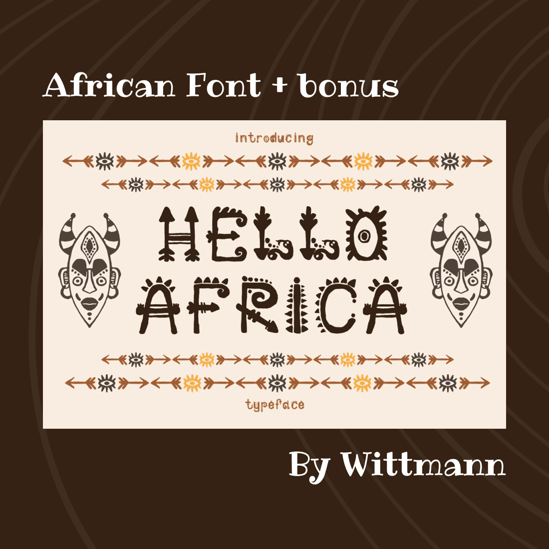 African Font + bonus.
