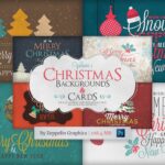 Christmas Background & Cards Vol.1.