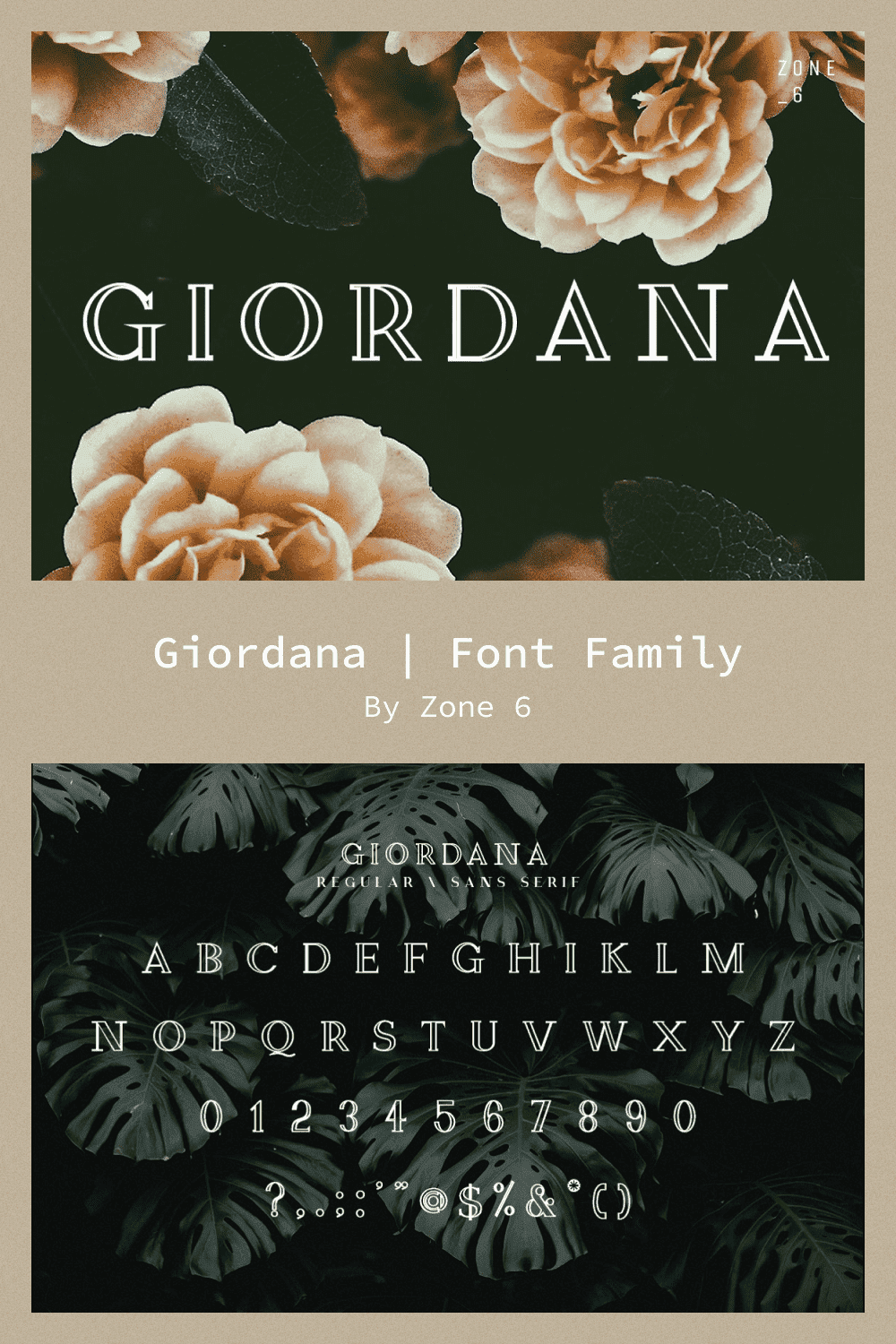 Giordana | Font Family.
