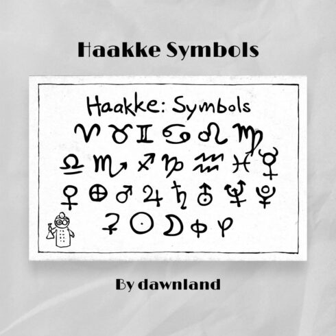 Haakke Symbols.