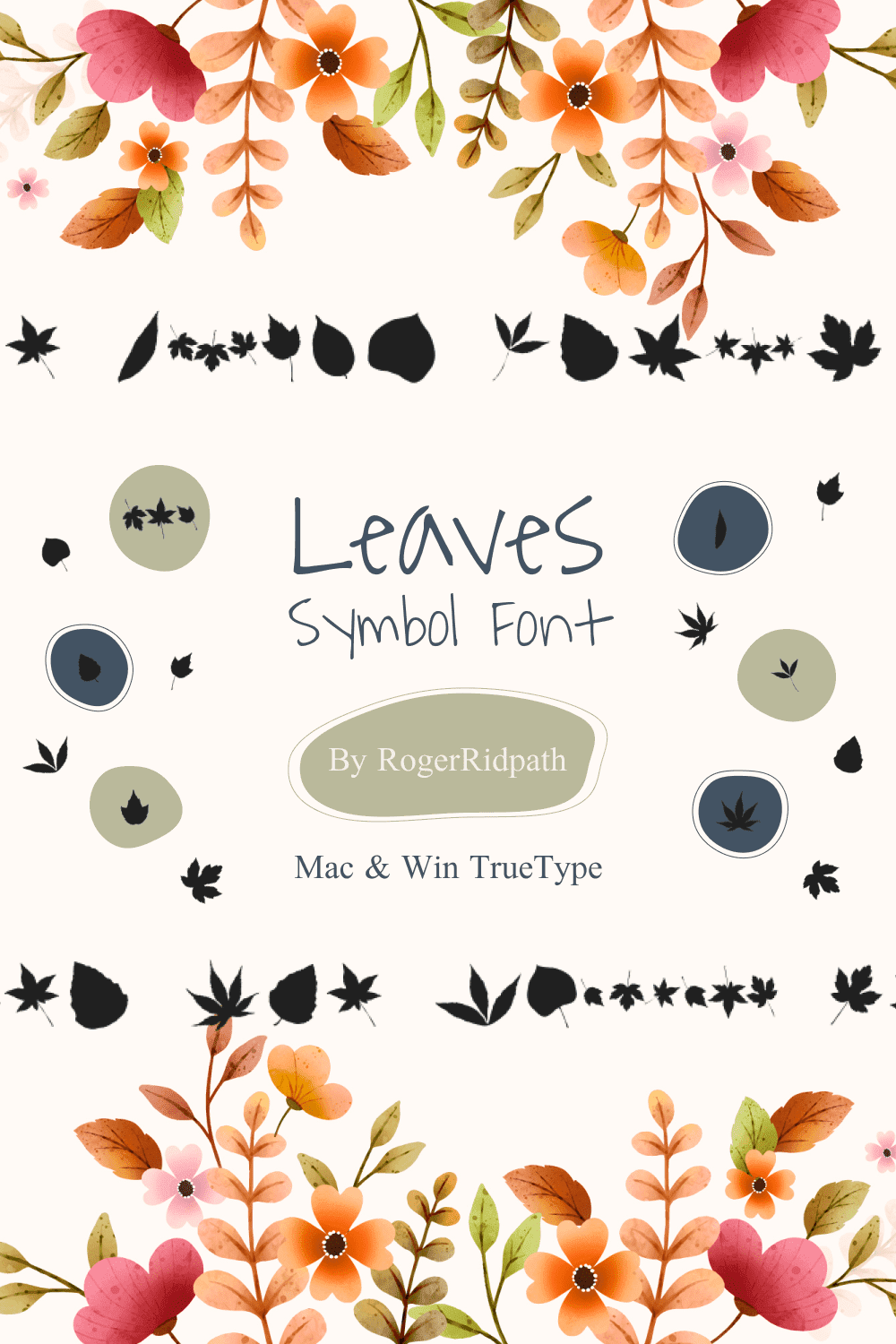 Leaves Symbol Font.