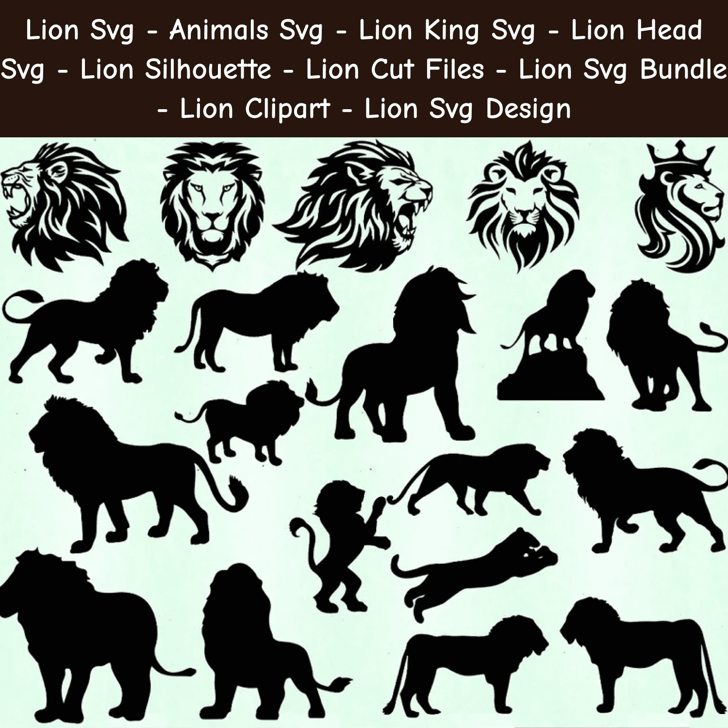 Lion King Svg main cover.
