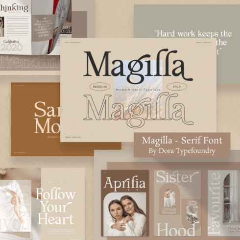 Save Show More Magilla - Serif Font.