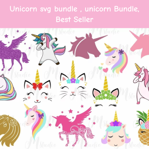 Unicorn svg bundle , unicorn Bundle, Best Seller.