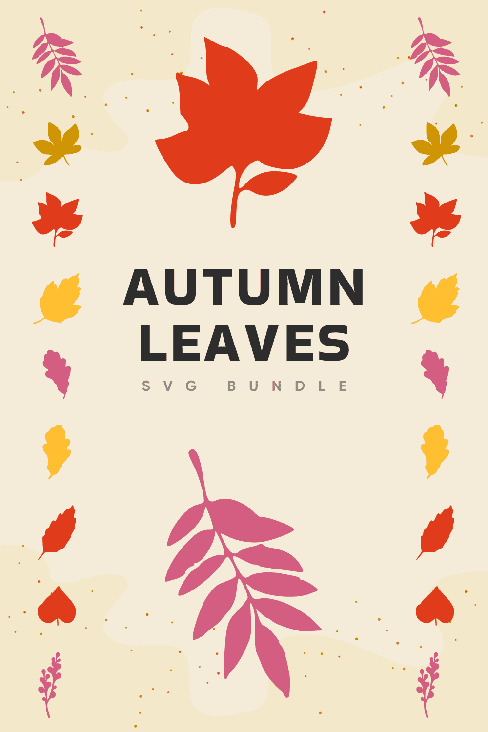 Autumn Leaves SVG - preview image.