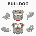 bulldog svg Bundle main cover.