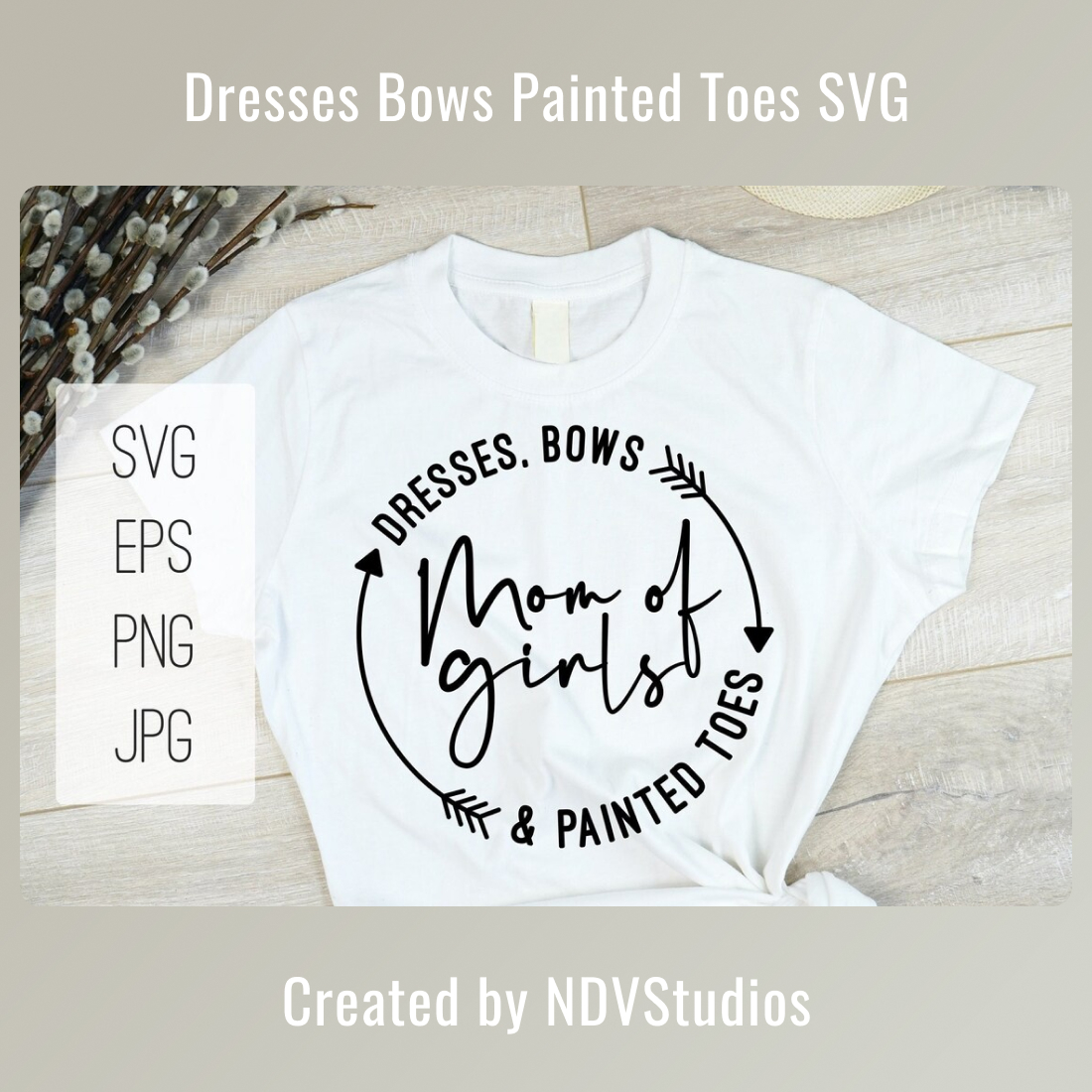 Dresses Bows Painted Toes SVG main cover.