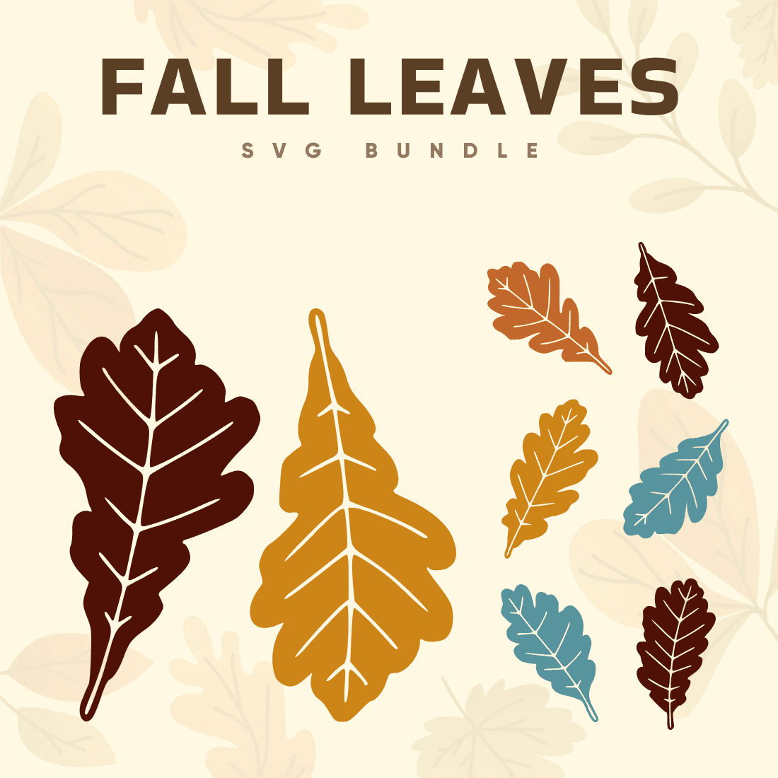 Vector OAK LEAVES for any creative project.