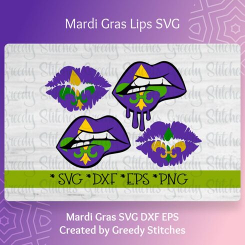 Mardi Gras Lips SVG| Mardi Gras.