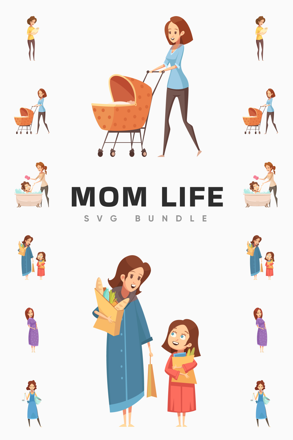 01. mom life svg bundle 1000 x 1500