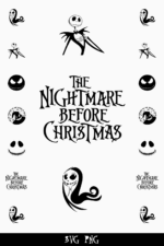 Nightmare Before Christmas SVG Bundle – MasterBundles