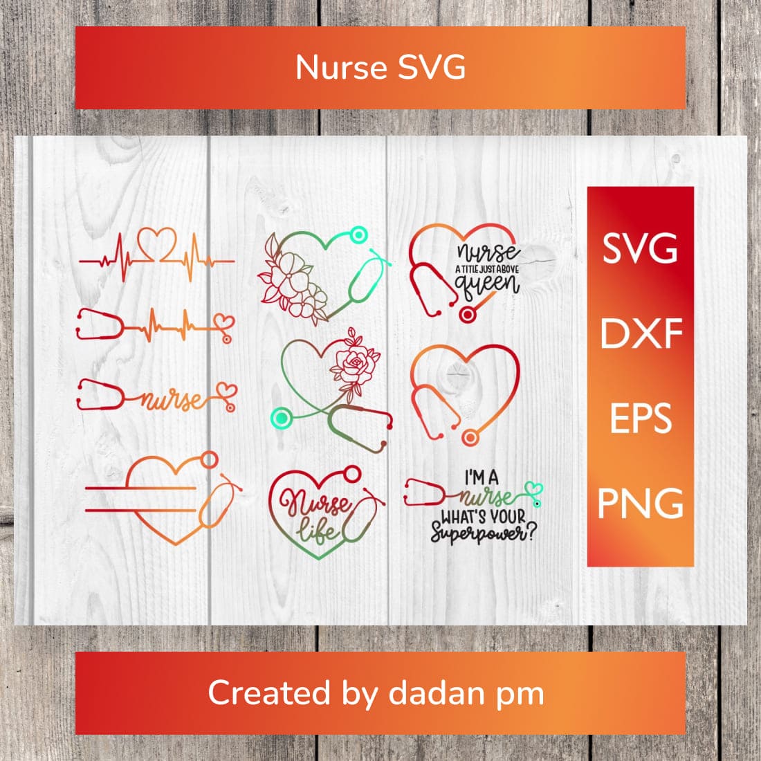 Nurse SVG main cover.
