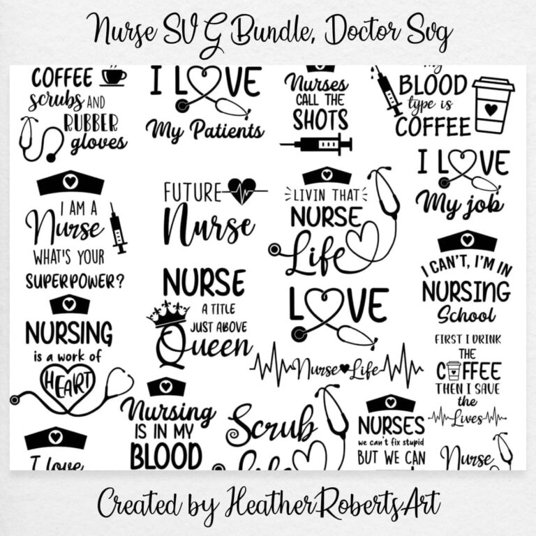 Nurse SVG Bundle MasterBundles