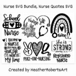 Nurse Quotes SVG main cover.