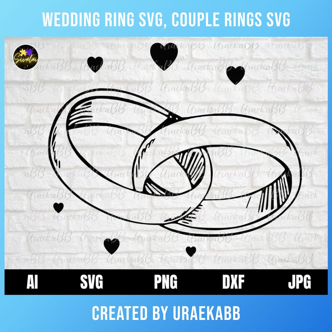 Wedding Ring SVG main cover.